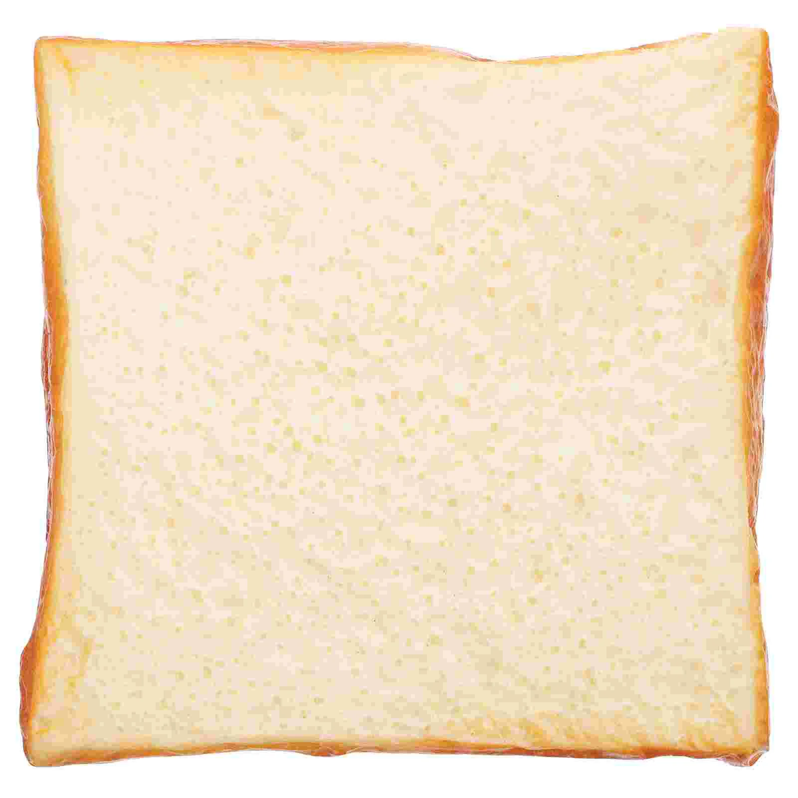 

Simulation Toast Slice Kids Girl Toys Bread Models Play House Pu Fake Adornment Sliced Child