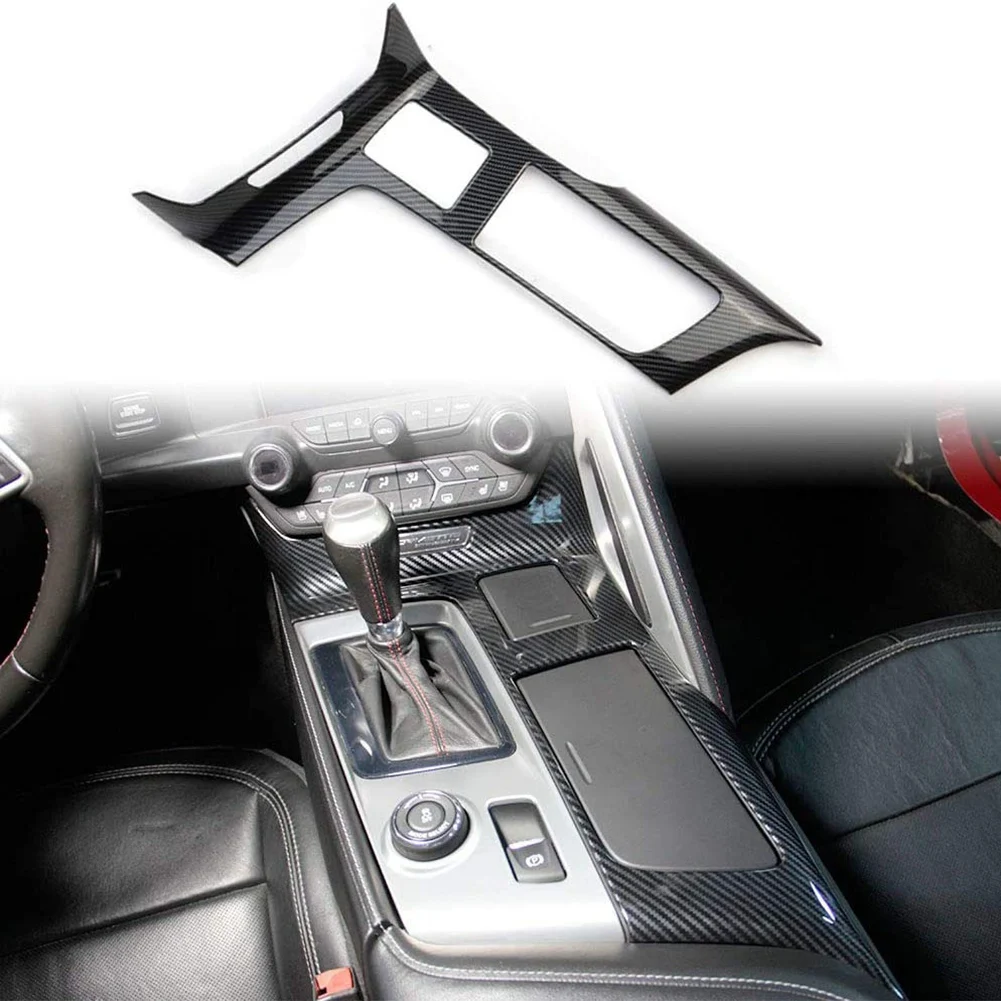 

Control Gears Panel Cover Trim for Chevrolet Corvette C7 2014 2015 2016 2017 2018 2019 Accessories ABS Carbon Fiber