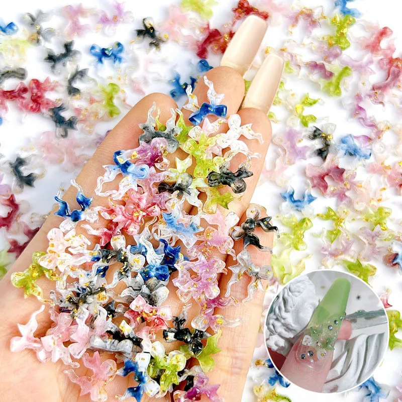 50 шт. декоративные ленты для ногтей в темноте