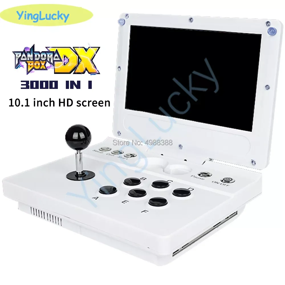 

NEW2023 Pandora Box DX Foldable Mini Arcade Video Game Console 3000 in 1 Supports Anytime Save Function 10.1-inch HD LCD Screen