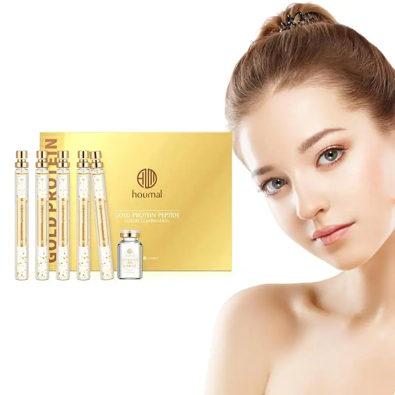 

Protein Thread Lifting Sets Combination Of Soluble Protein Thread And Gold Essence Gold Face Moisture Active Collagen Silk