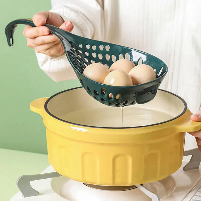 

Дуршлаг с длинной ручкой, антипригарное кухонное сито, термостойкий фильтр, ложка, сеточка, шумовка, масляная сетка, кухонные принадлежност...