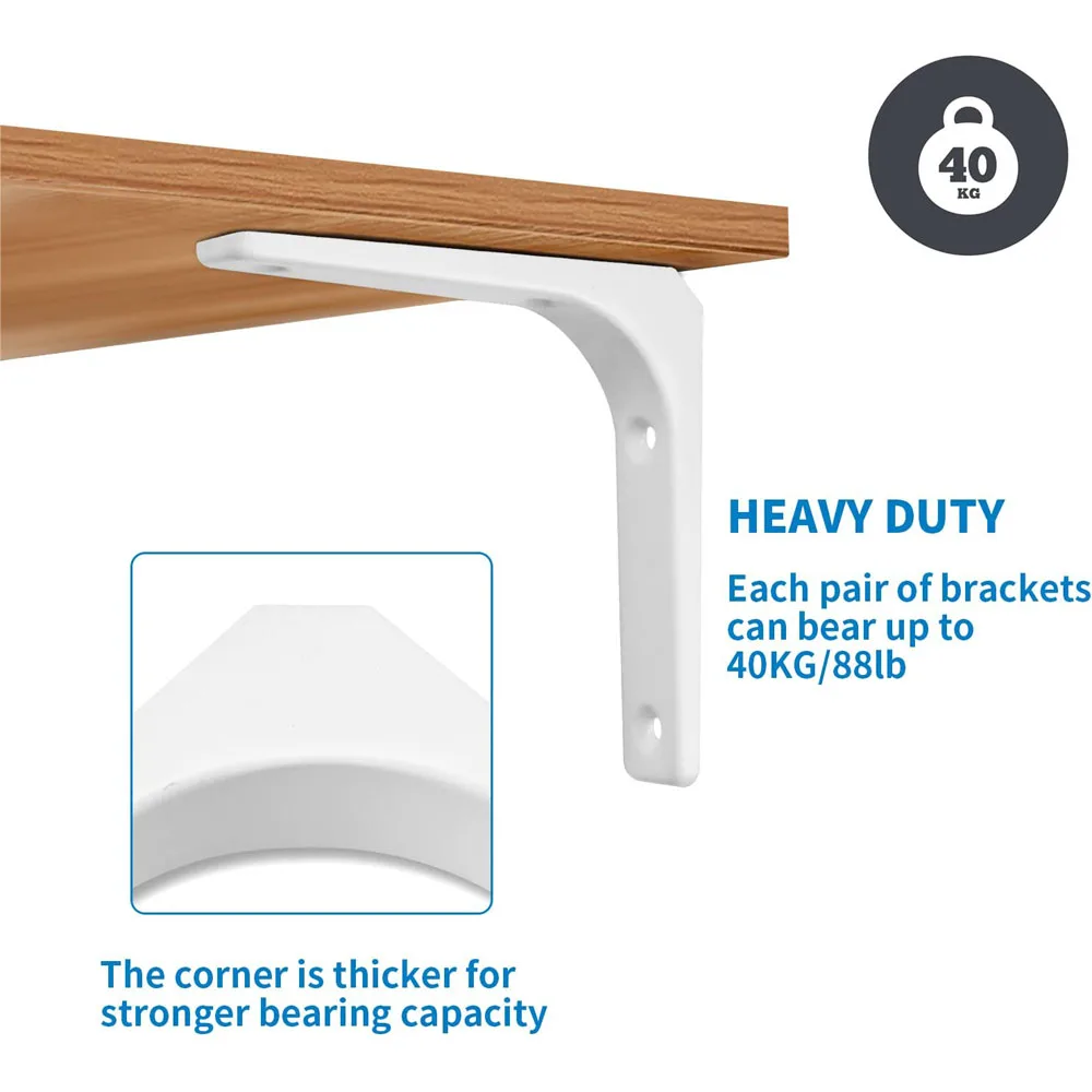 2 шт. Треугольный Кронштейн Из Нержавеющей Стали, способный выдерживать вес, хорошее качество, прочный и крепкий кухонный 3/4/5/6/8/10/12/16 дюймов