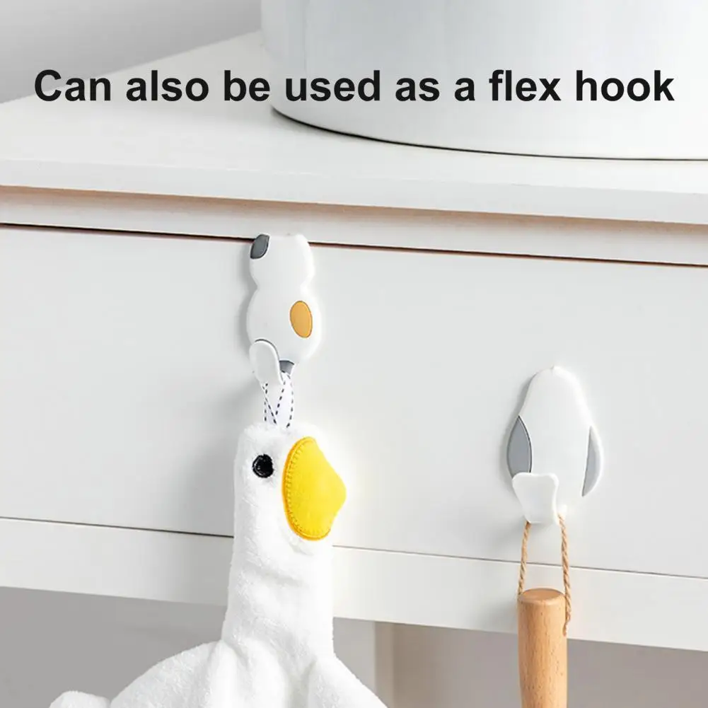 

Utility Hook Eco-friendly Adhesive Hook Decorative Animals Heavy-Duty Towel Bag Hook