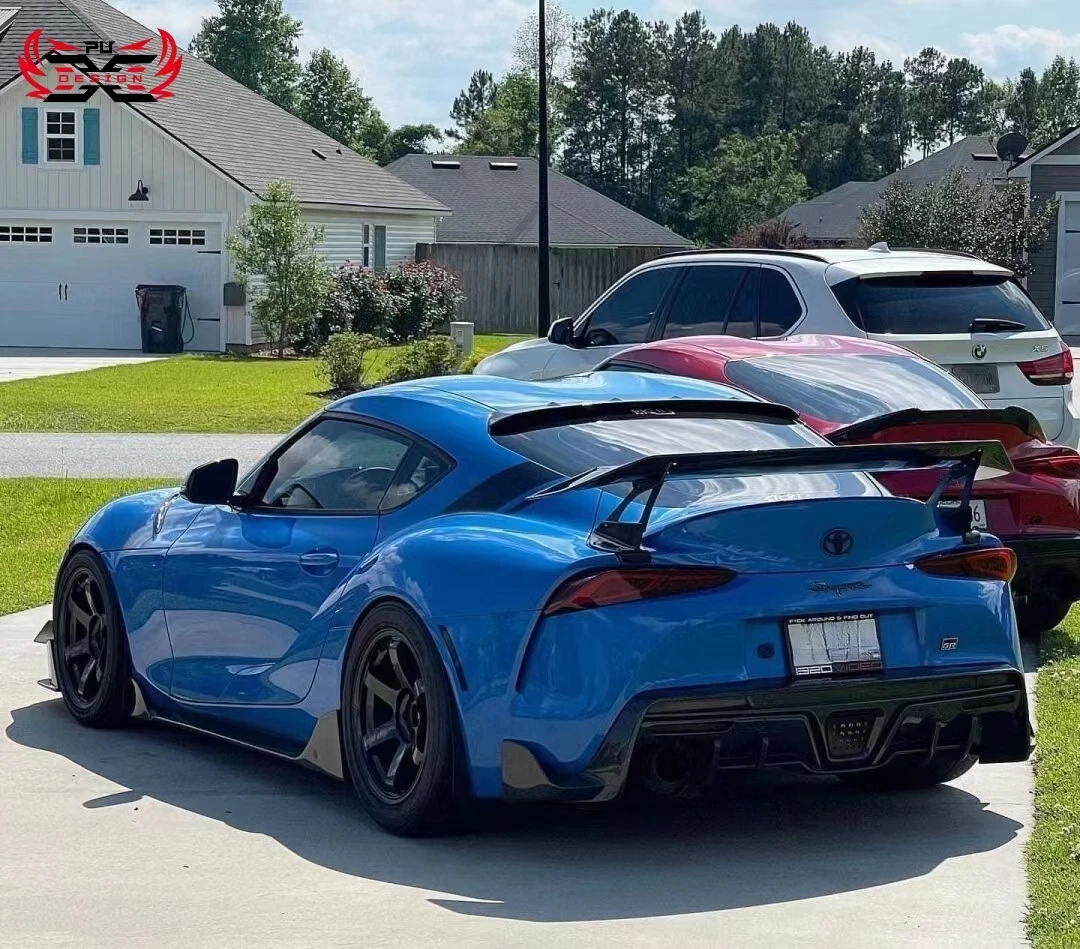 Задний спойлер багажника из углеродного волокна в стиле Voltex крылья для губ Toyota Gr