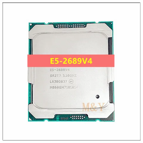 Xeon E5 2689V4 3,10 ГГц 10 ядер 25 Мб SmartCache E5 2689 V4 FCLGA2011 165 Вт 1 год гарантии