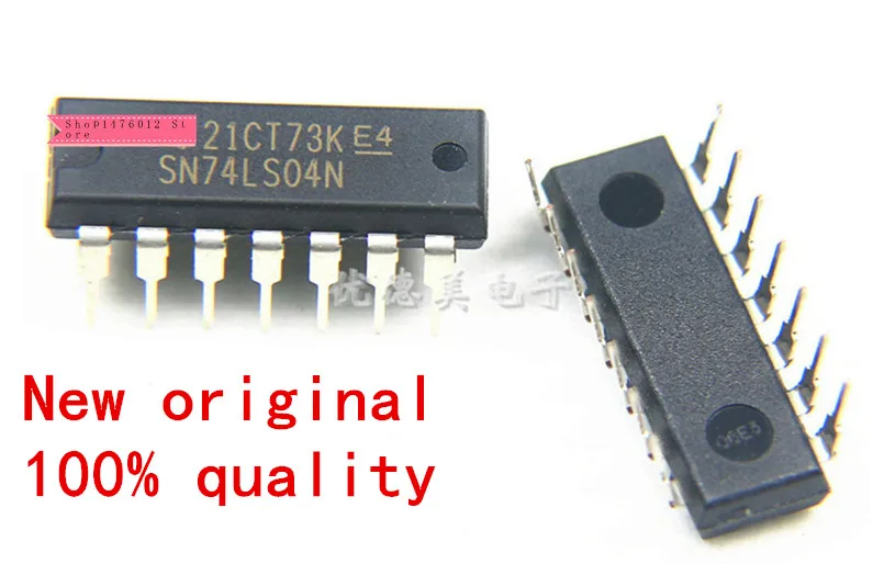 

10 шт./лот SN74LS04N SN74LS04 74LS04N 74LS04 DIP-14 IC