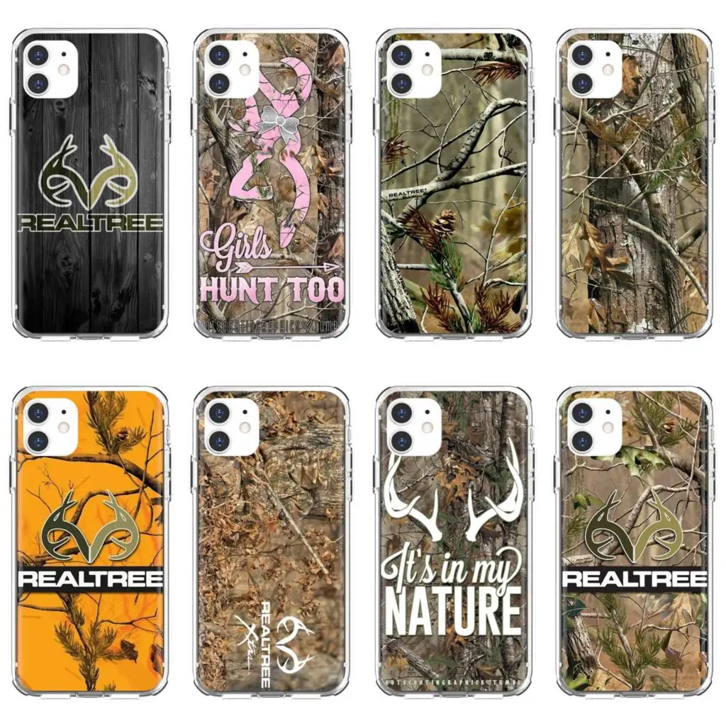 Силиконовый корпус красочный-розовый-Realtree-Camos-Art Для Galaxy A10 A30 A40 A50 A60 A70 a12 a31 a41 A51 a51