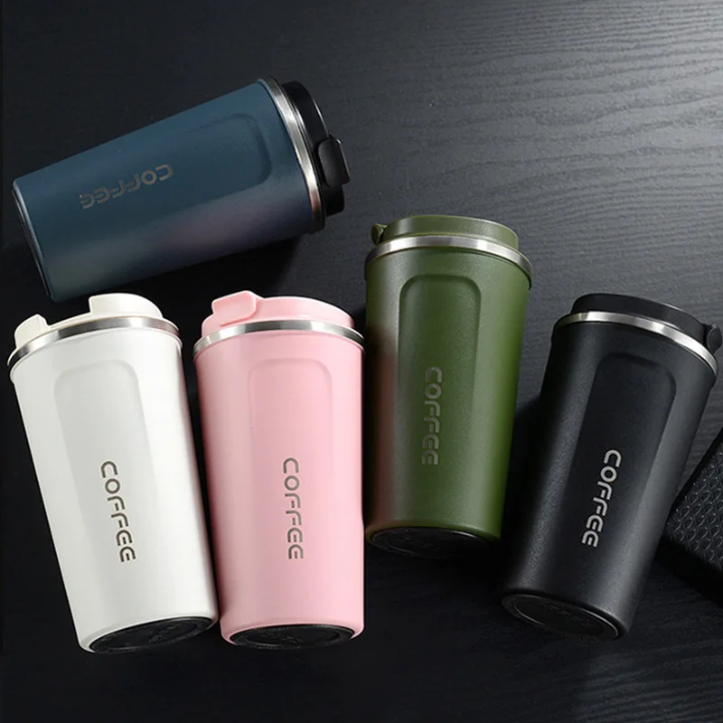 

Cup 304 stainless steel coffee cup vacuum office outdoor leisure car mug hydro flask cute water bottle