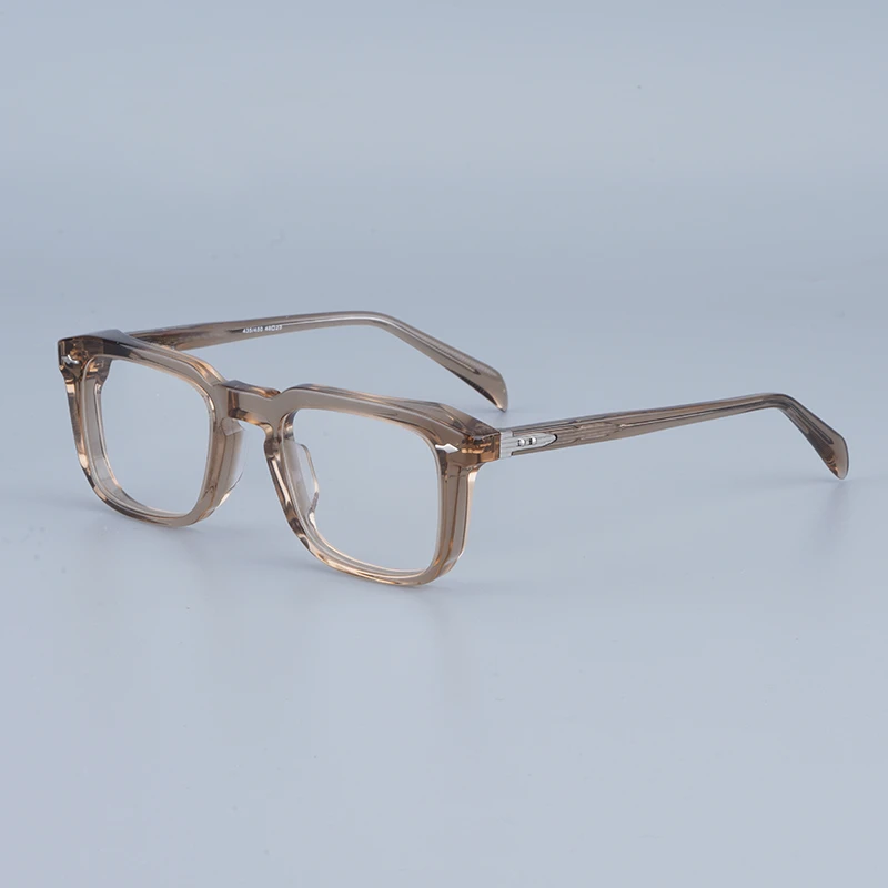 

Handcraft in Japan Acetate Glasses Frames Square Tortoise Men Classical Brand JMM PD02 women's grade Prescription Eyeglasses