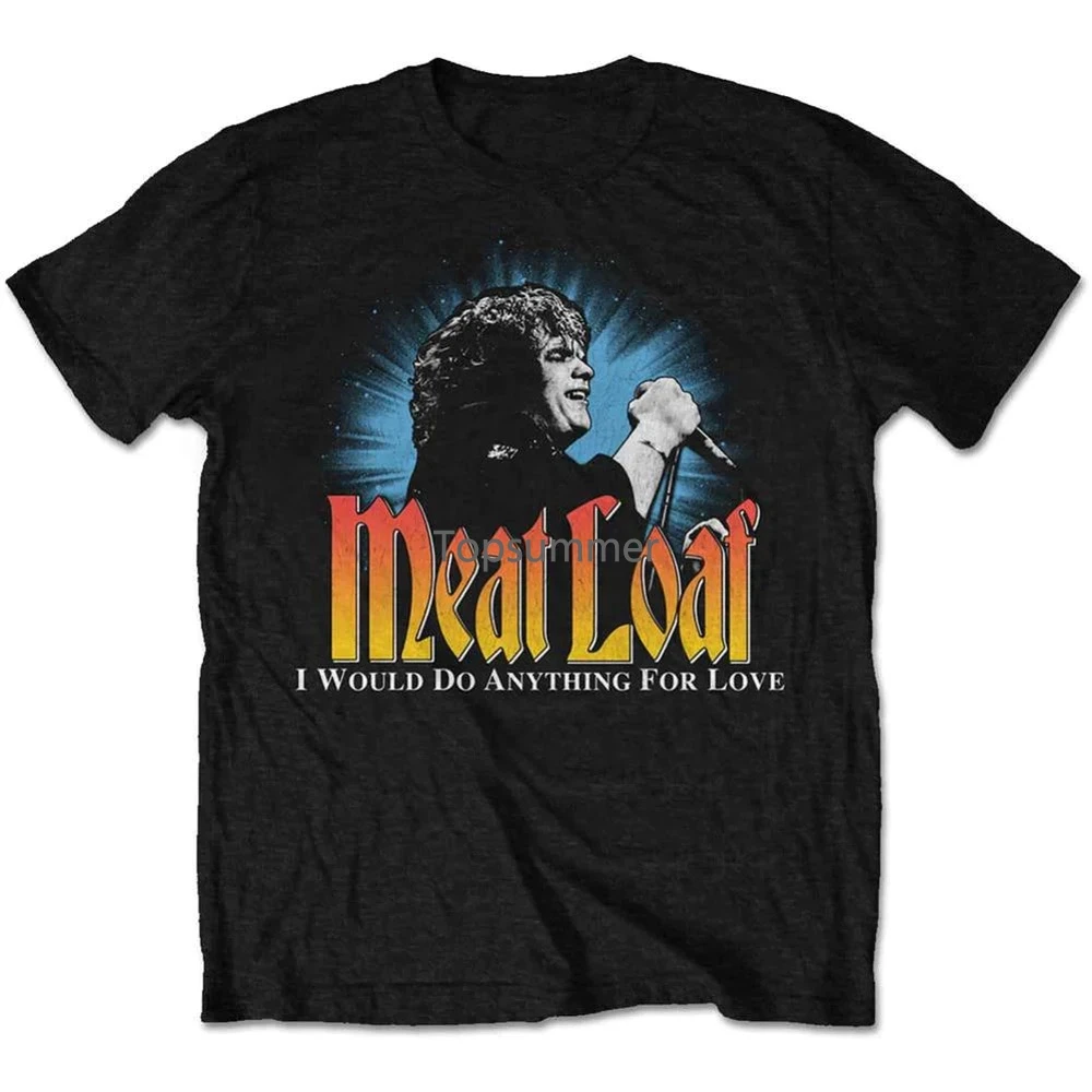 

Meat Loaf I Would Do Anything For Love Cotton Black Full Size Shirt 2A307