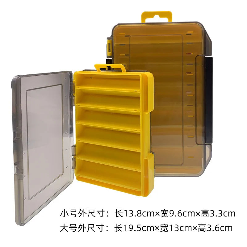 Коробка для рыболовных снастей 14 отделений аксессуары рыбалки чехол хранения