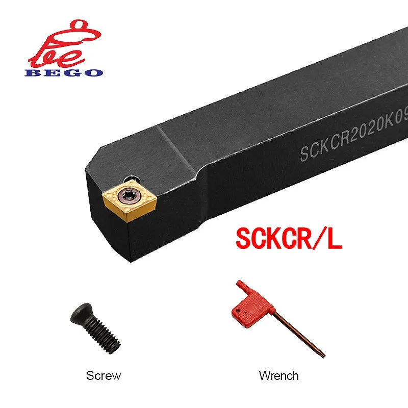 

SCKCR/L Turning Tool Holder Set For Semi-finishing And Finishing Operations Outer Grooving Carbide Blade
