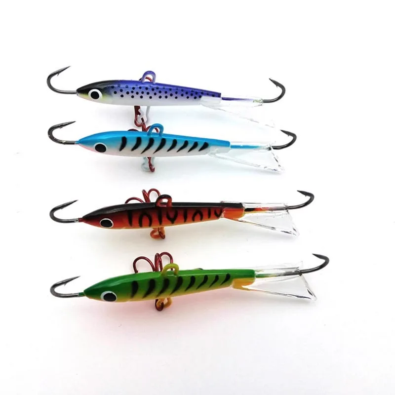 1 шт. 82 мм 18 г качественная зимняя приманка для рыбалки со льдом VIB искусственная