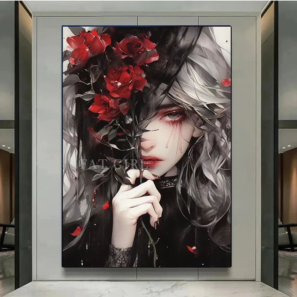 Серия водяных чернил наборы для алмазной живописи сделай сам цветок розы