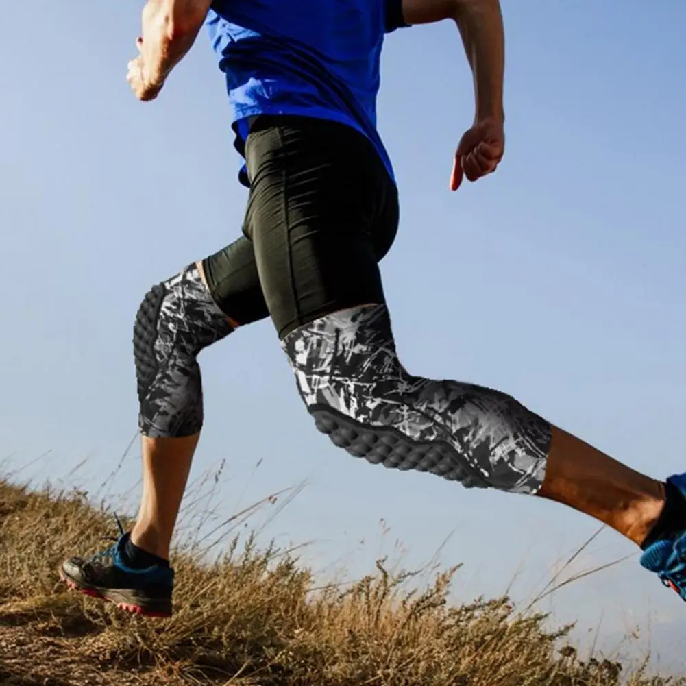 

1 шт. модный баскетбольный Футбол Велосипедный наколенник компрессионный рукав для коленного сустава Guard защита для ног