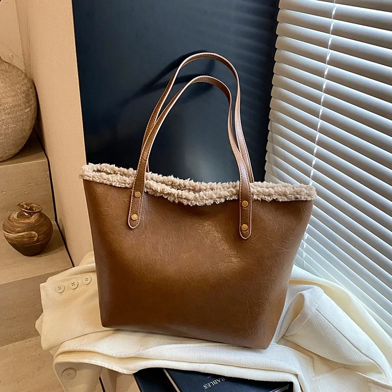 2024 хит продаж женская большая сумка из искусственной кожи с автомобильной