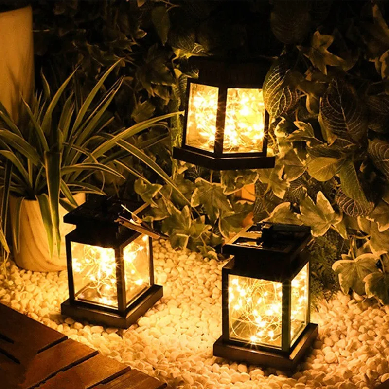 Solar Palace Lantern Lawn Camping Landscape Light Garden Decoration European-style LED Atmosphere Solar Candle Light Star Lights