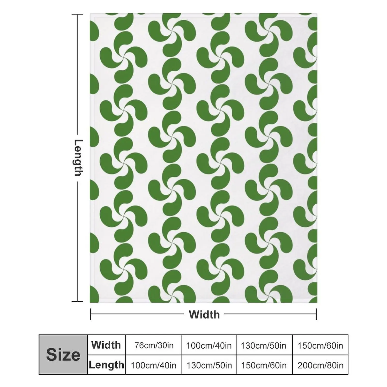 Одеяло Green Basque Cross Lauburu Duaadi