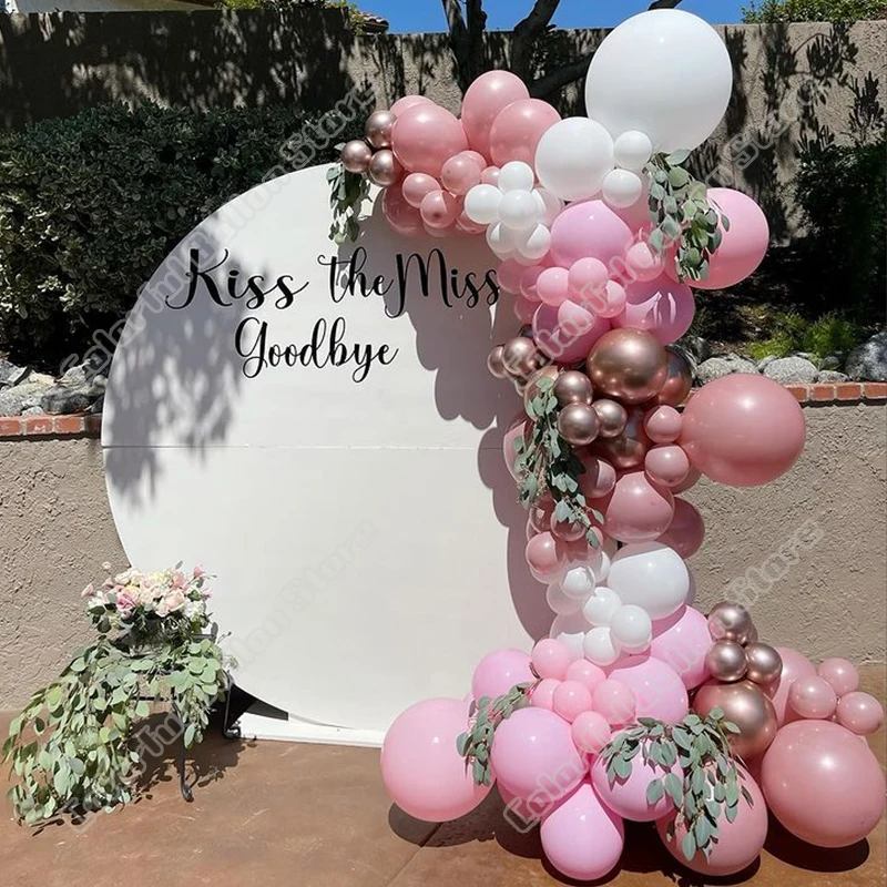 

Воздушные шары в стиле ретро, латексные розовые, макарон, для свадьбы, дня рождения, розовые воздушные шары, гирлянда, украшение для будущей ...