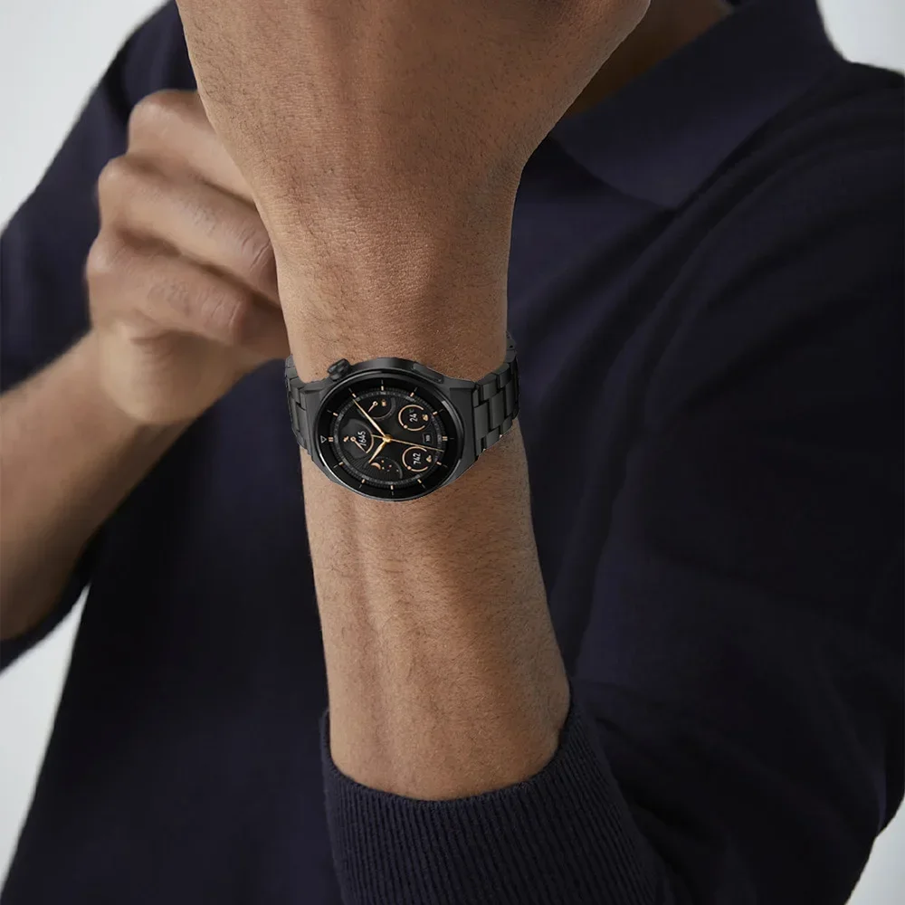 Фото Роскошный титановый ремешок 22 мм для Huawei Watch Ultimate 5Pro 4Pro 46 мм, браслет для Huawei Watch GT5 GT4 3, ремешок для быстрого удаления №4
