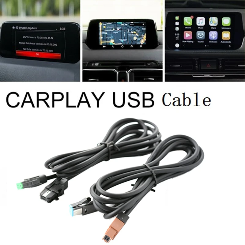 Auto Carplay Und Android Auto USB Kabel TK78-66-9U0C Carplay Kabel Für Mazda 2 Mazda 3 Mazda 6 CX-3 CX-5 MX5