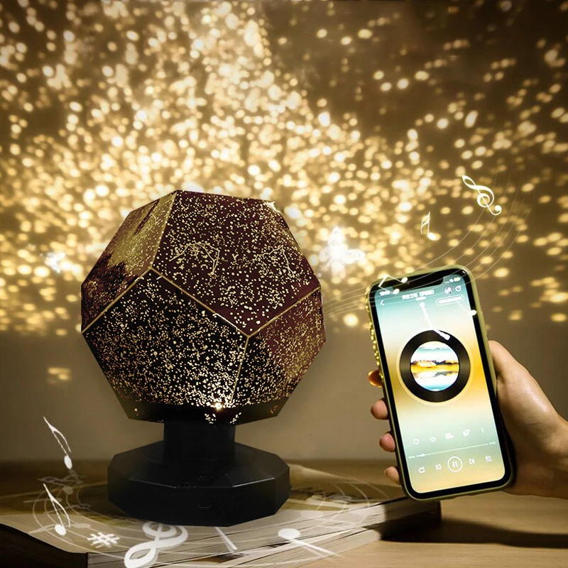 Star Projector Constellation Starry Sky Projector Christmas Gift Led USB Charging Lamp Children's Night Light Room Decoration