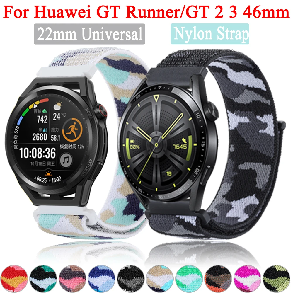 

Ремешок силиконовый для смарт-часов Huawei Watch GT3 Pro 46 мм/GT Runner 46 мм, аксессуары для браслета GT 2 3 46 мм, браслет для наручных часов, 22 мм