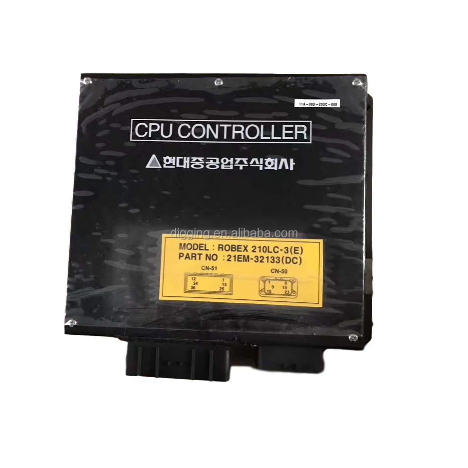 

DIGEER Hydraulic Crawler ECU Spare Parts for R220-5 Excavator Controller Module 21EM-32133