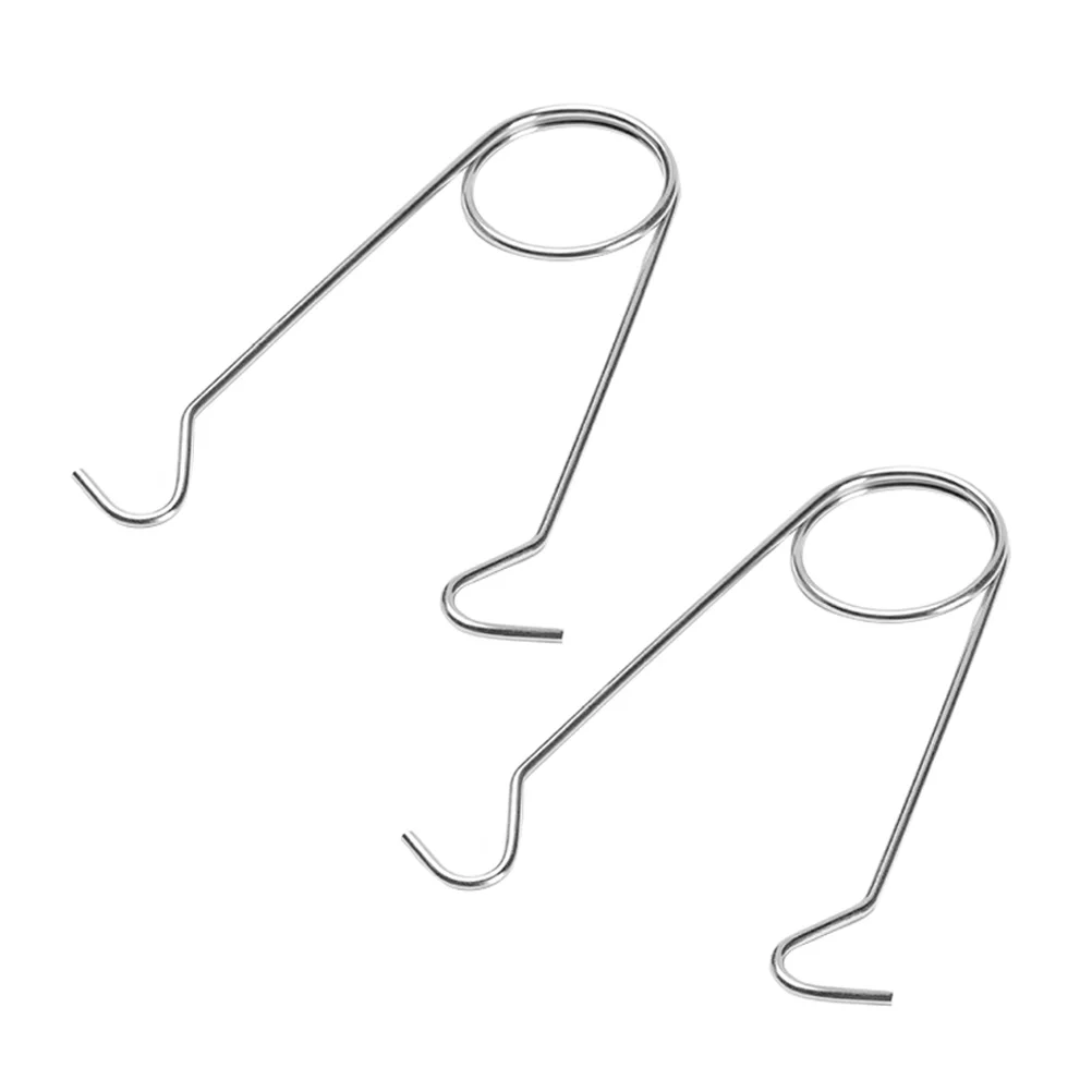 2Pcs Stainless Steel Bottle Hanger Fish Mouth Spreaders Cooking Pot Hook