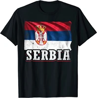 serbia serbian flag patriotic gifts t shirt high quality cotton large sizes breathable top loose casual t shirt s 3xl