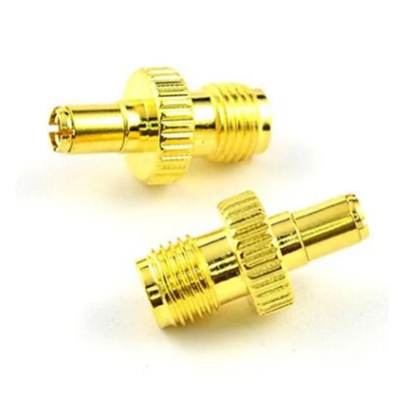 100PCS 3G 4G antenna adapter  connector SMA Female Plug to TS9 Male Jack RF Straight Antenna Connector Gold Plated