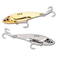 metal vib blade lure 710121418g sinking vibration baits vibe for bass pike fishing lures silver gold