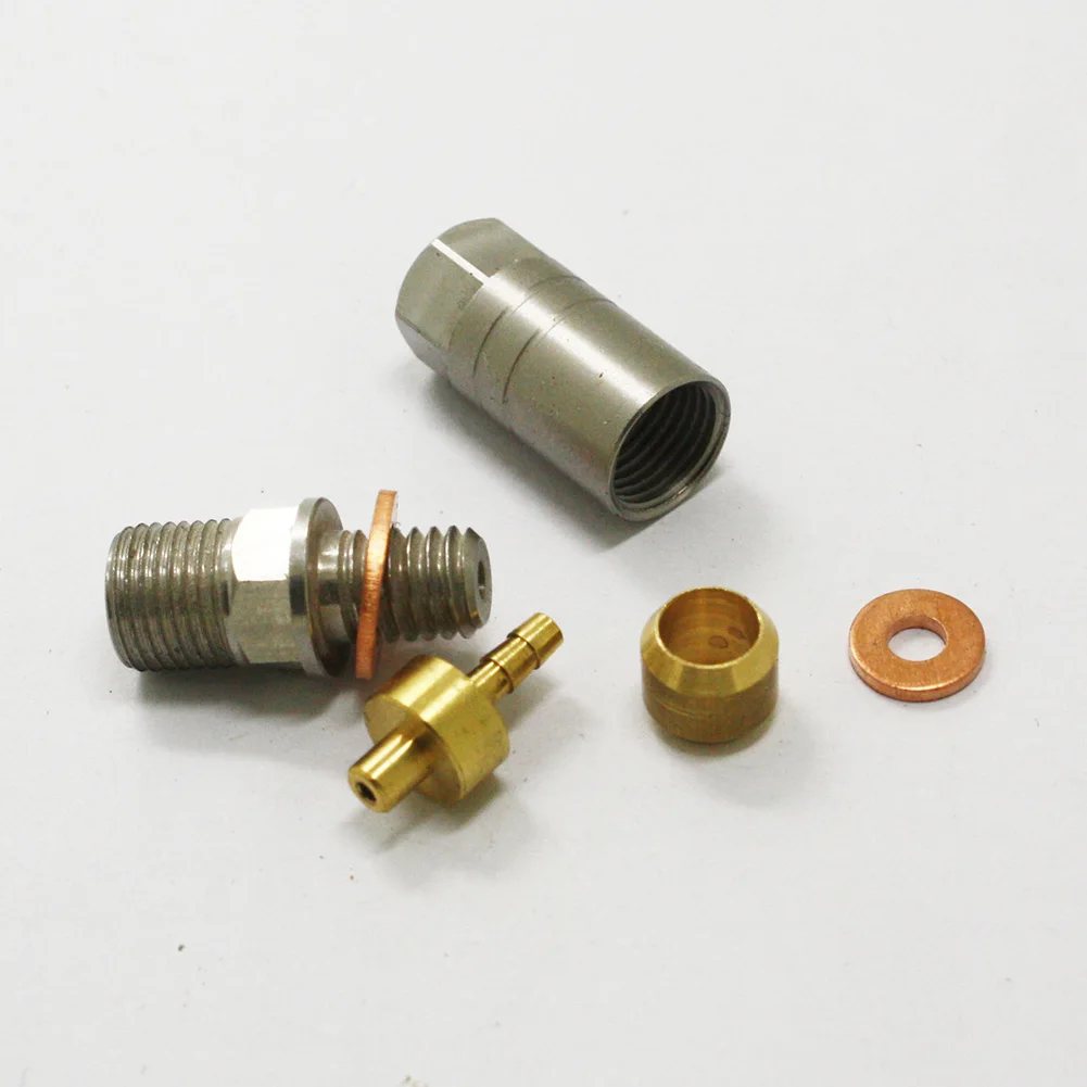 

Bike Bicycle Hydraulic Brake Hose Nut Fittings Kit For HOPE TECH3 V4/E4/X2 Tubing Connector Set Copper Aluminum Alloy Bike Accs