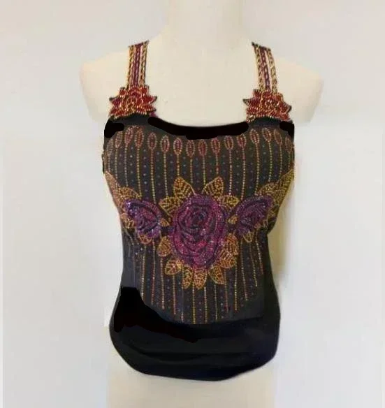 Летние мягкие майки женские сексуальные спортивные со стразами топы на бретелях