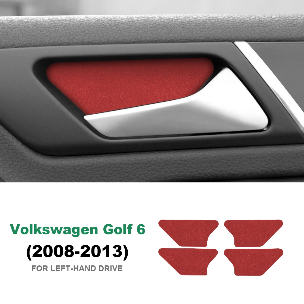 

Для Volkswagen Vw Golf 6 Gti R Mk6 2008 2009 2010 2011 2012, итальянская замшевая Автомобильная дверная чаша, внутренняя отделка