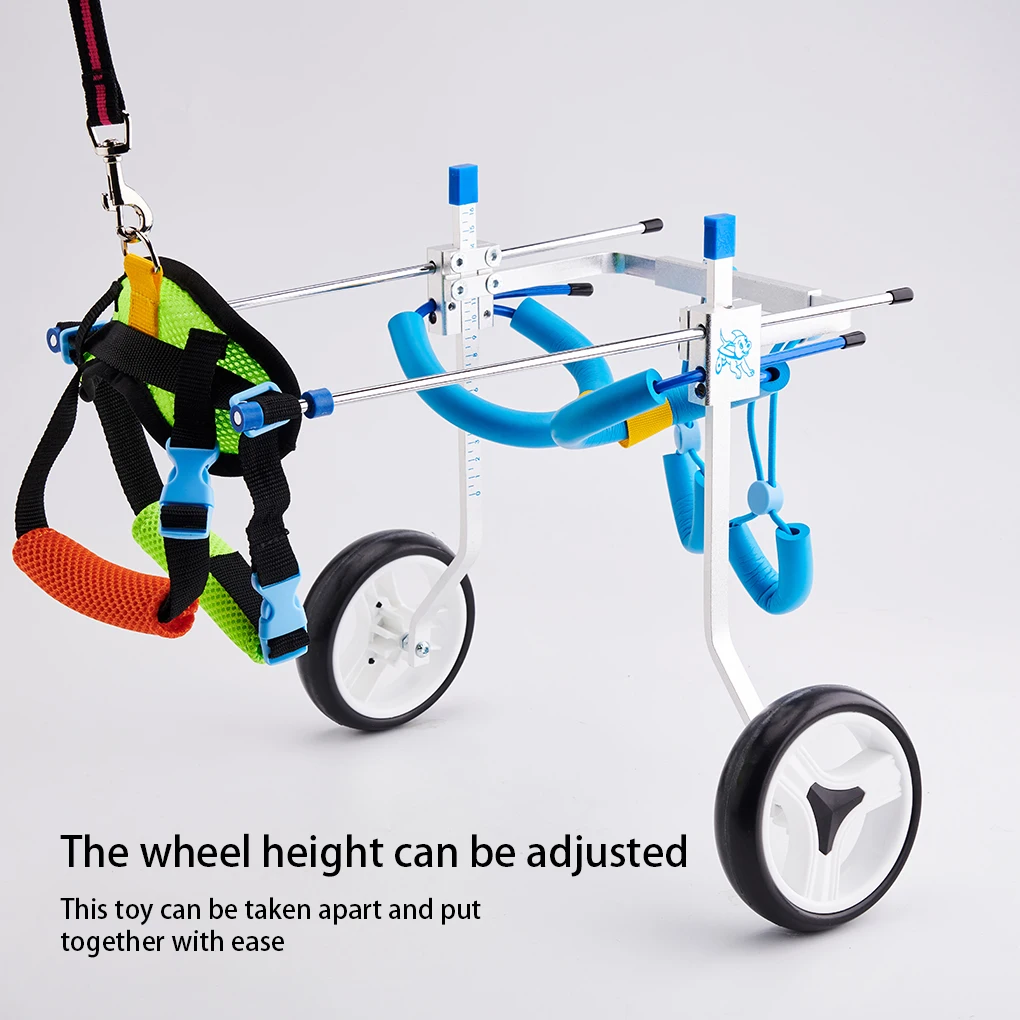 

Pet Wheelchairs Cart Scooter Leg Adjustable Anti-shock Aiding Vehicle General Assisted Tool Outdoor Indoor Weak Scooters