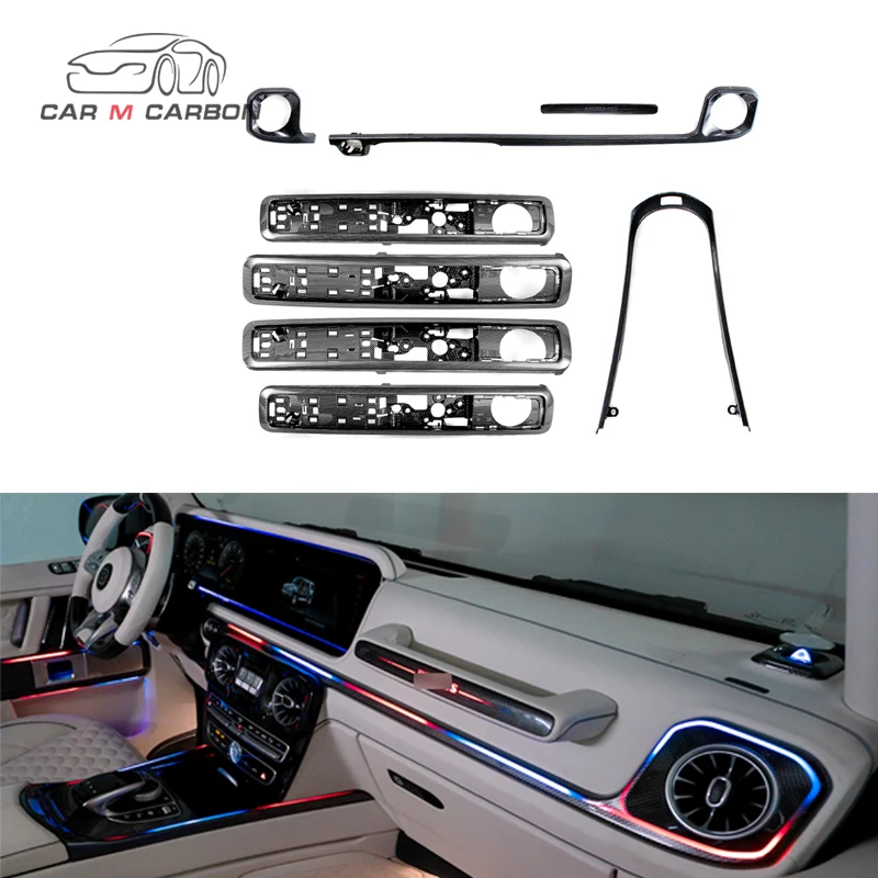 2019-2024G klассе W464 G500 G63 авто-светодиодный-Umgebungs leuchten клюшка Steuer abdeckung Klimaanlage Verkleidungen