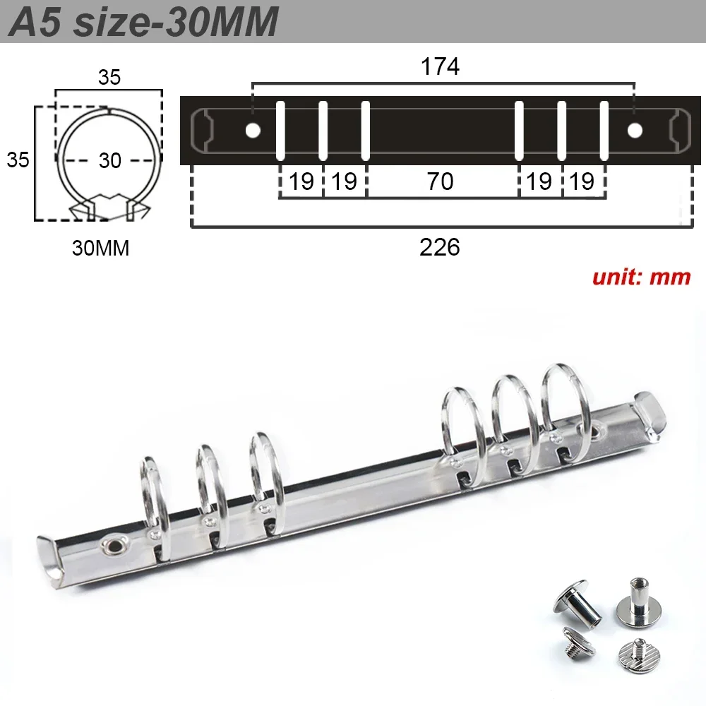 

Металлические спиральные кольца Handnote WLN902