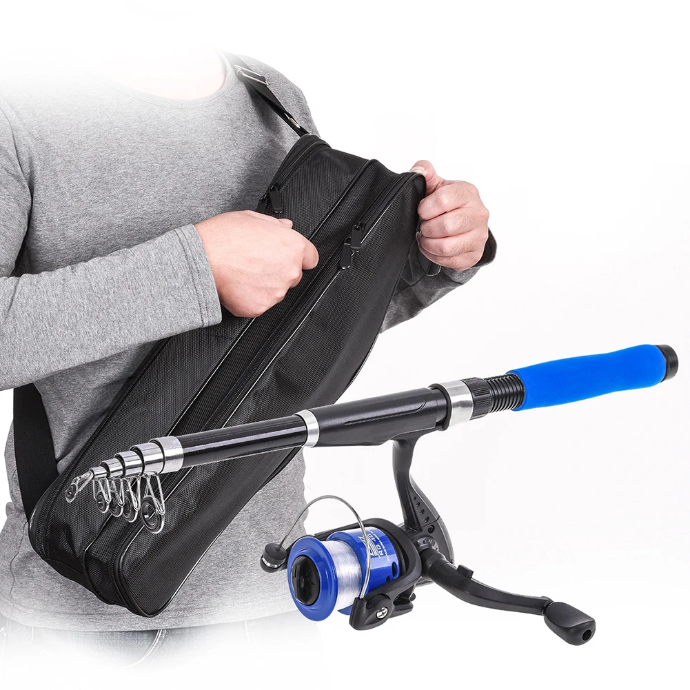 

Spinning Fishing Rod Set Telescopic Fishing Pole Reel Lure Fishhook Combo Full Kit Bag Case Fishing Hooks Accessories Pesca Tool