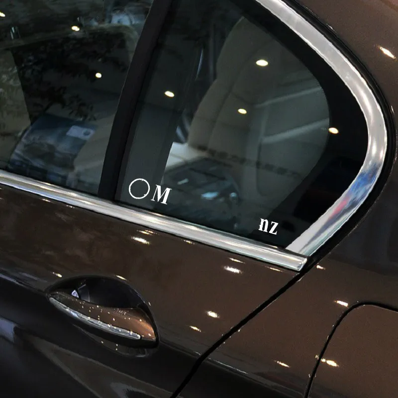 Наклейка на боковое стекло автомобиля для Mercedes W124 W211 W210 W203 W204 W126 W140 W220 W221 W222 W168 W169