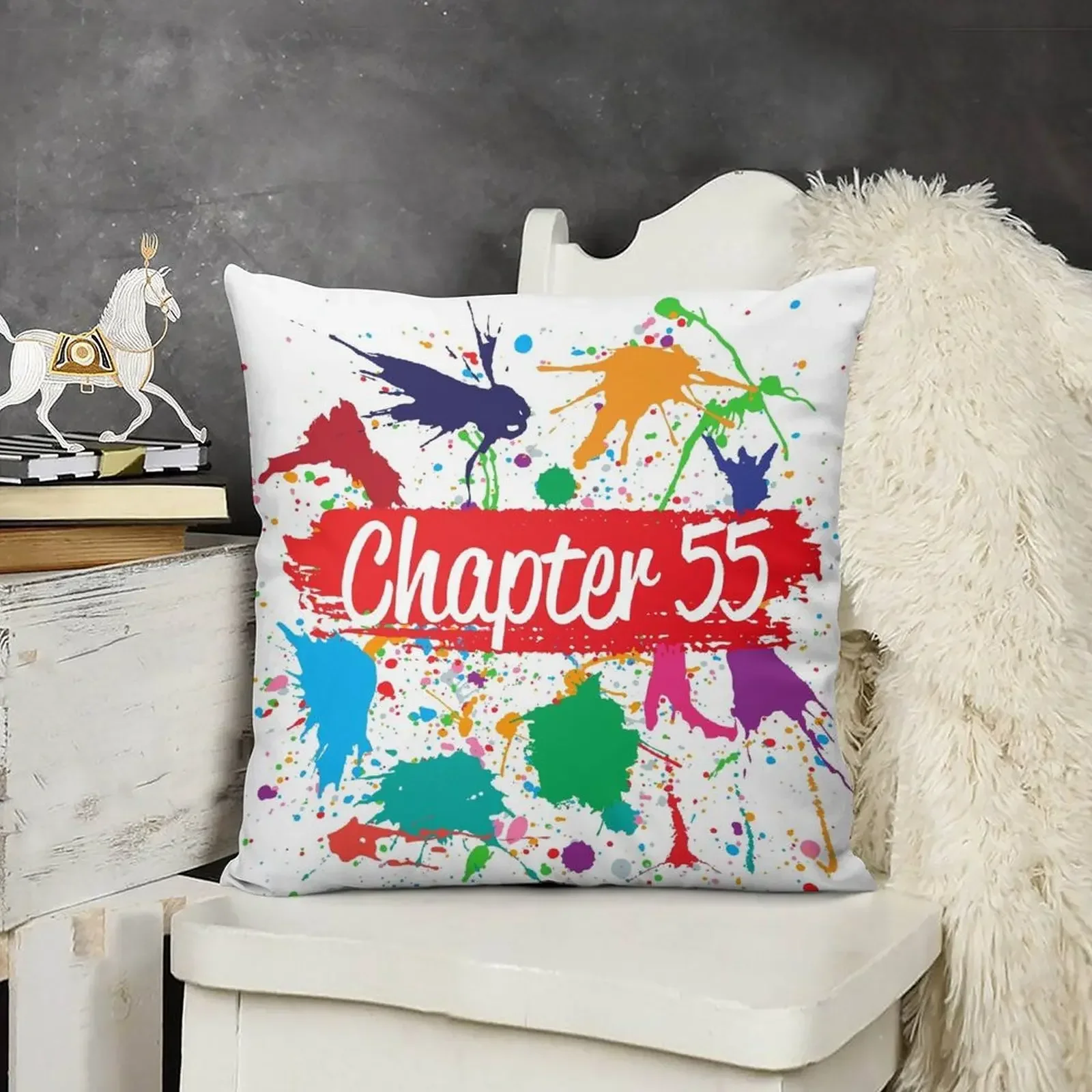 Глава 55 АКОМАФ Суд тумана и фура декоративная подушка чехол для подушки