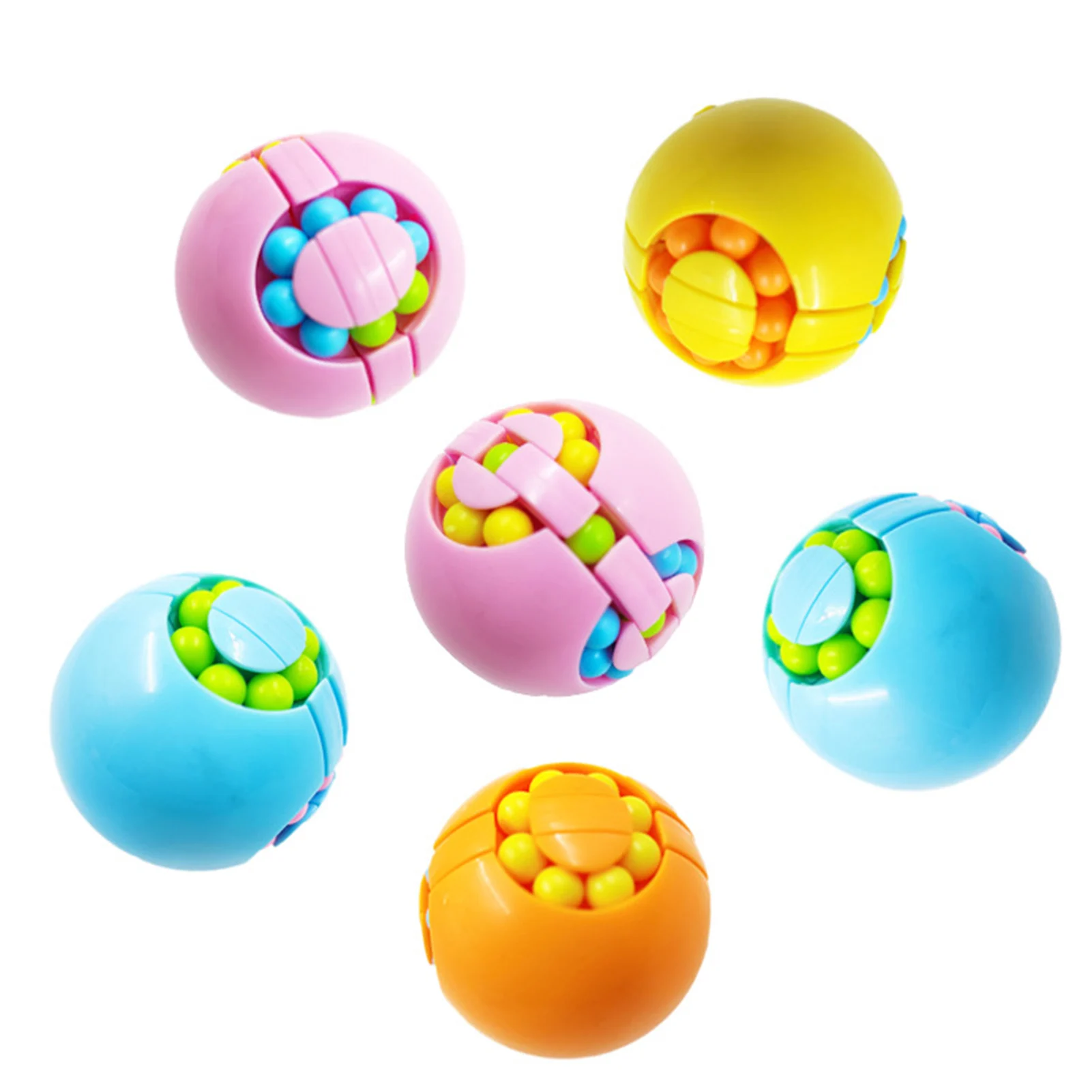 

Magic Beans Cube Ball 3D Spinner Puzzle Magic Cube Ball For Teens Adults Novelty Unisex-Children Educational Puzzle Toys