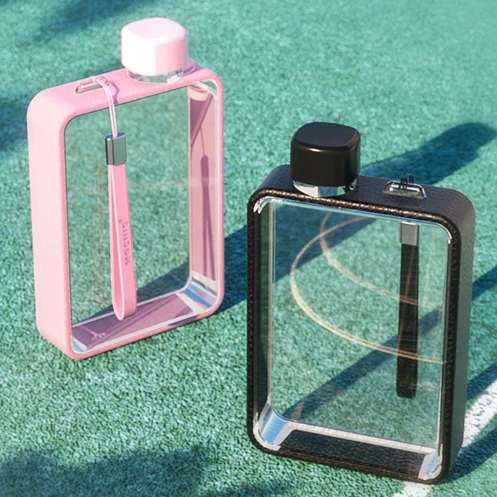 

380ML A5 Flat Bottle Water Cup Grills A5 Flat Bottle Drinking Bottle For Water Portable Creative Paper Cup for Camping Fitness
