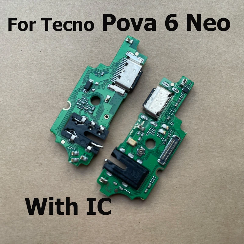 Для Tecno Pova 6 Pro Neo USB зарядная док-станция быстрый порт разъем для микрофона гибкий