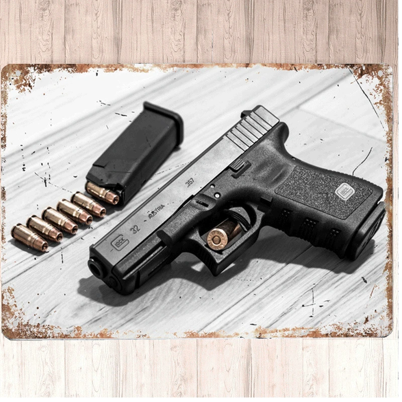 

2022 New Tokyo Marui No.3 Desert Eagle 50AE Black Electric Blow Back Airsoft Metal Tin Sign 20x30cm 8*6inch Metal wall plate