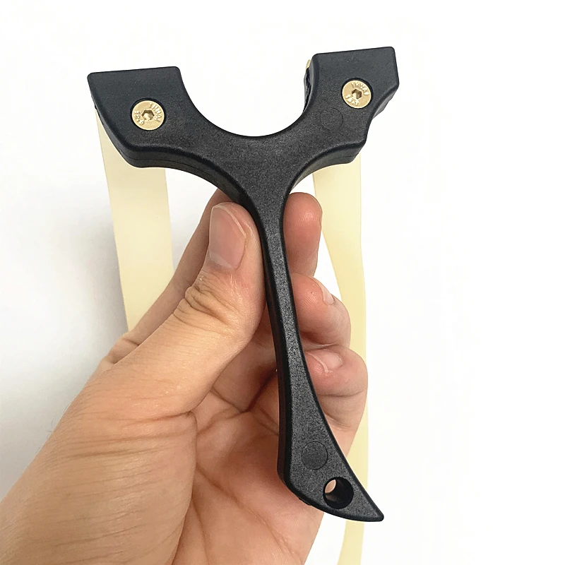 Рогатка карманная Y-образная плоская резиновая повязка для охоты катапульта