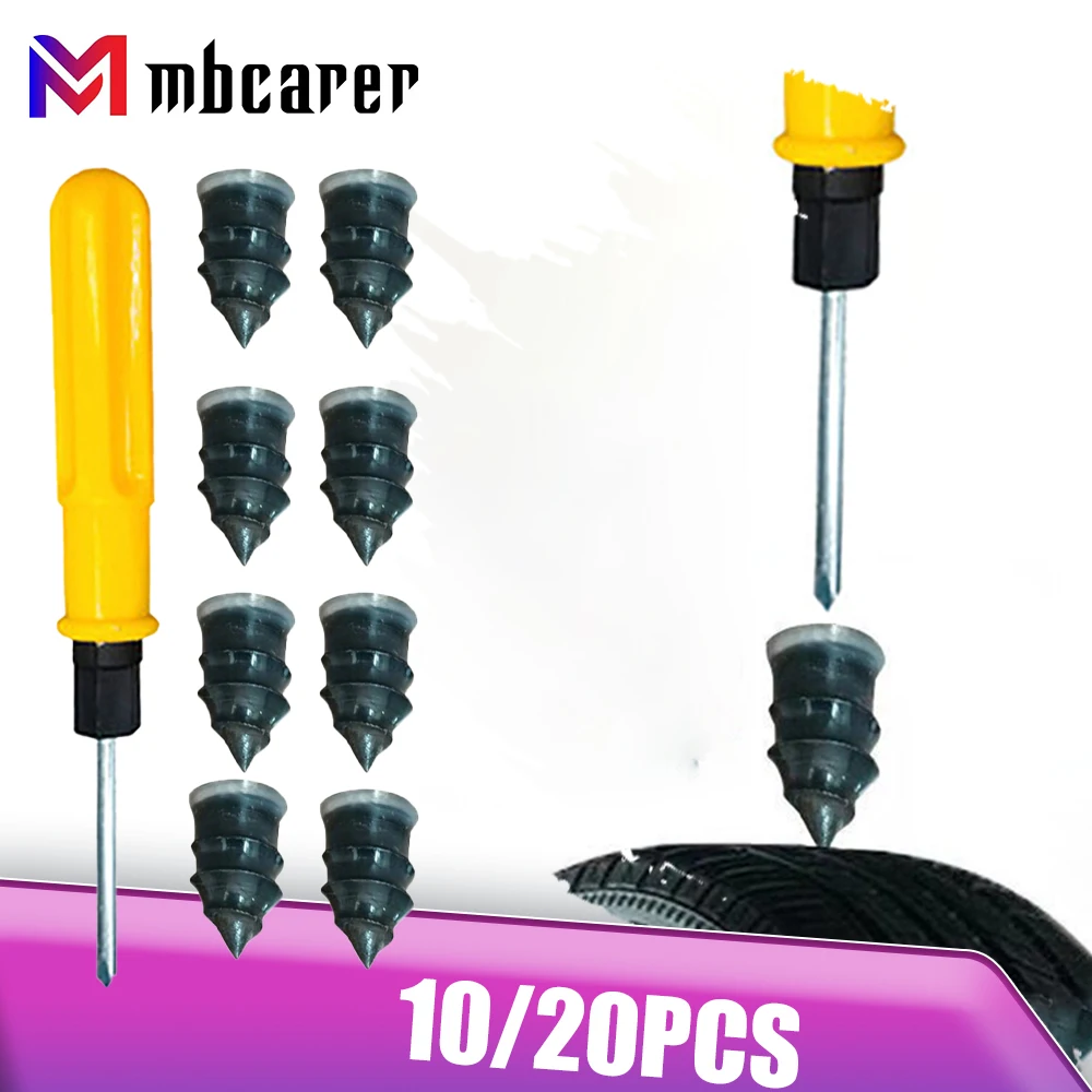 

10 шт., гвозди для ремонта вакуумных шин мотоциклов, автомобилей, скутеров