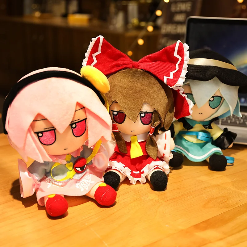 Горячая Аниме TouHou Project Reimu Hakurei Youmu Konpaku Marisa Kirisame косплей милые плюшевые куклы