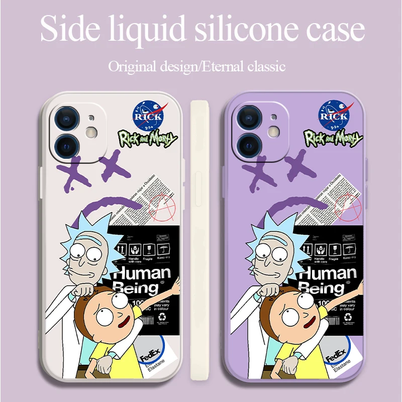 

Rick and Morty Funda US Phone Case For IPhone 11 13 12 Pro MAX 7 8 6 6S Plus XS XR XS Max 12 Pro 2022 NEW console Silicone Case